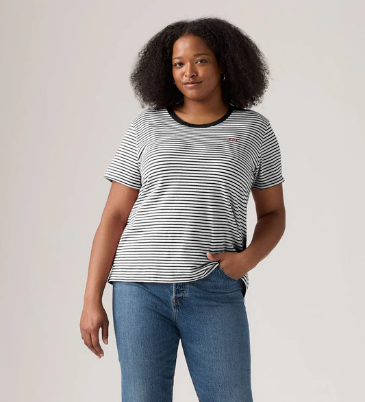 LEVIS PERFECT TEE RAITA STRIPE CAVIAR STRIPE