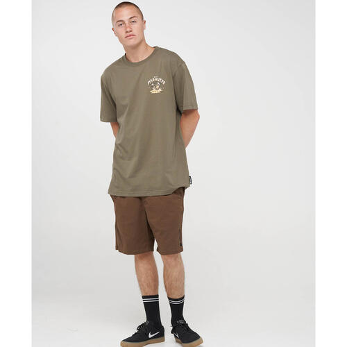The Mad Hueys Metal Searchin Short Sleeve Tee | Olive