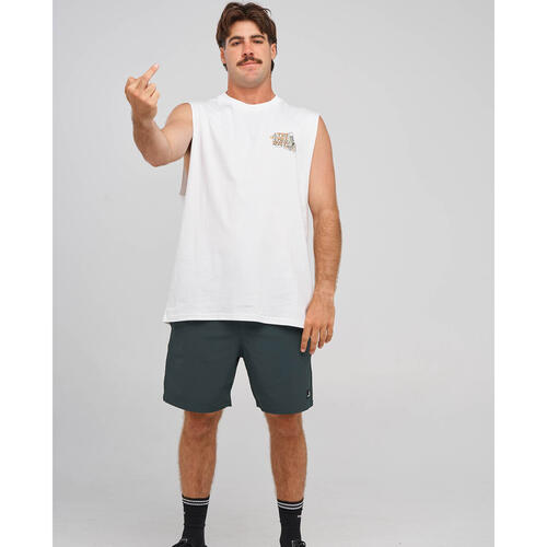 The Mad Hueys Shoey Bar Muscle | White