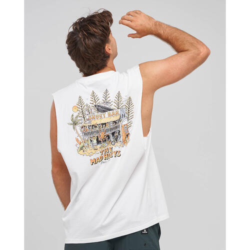 The Mad Hueys Shoey Bar Muscle | White