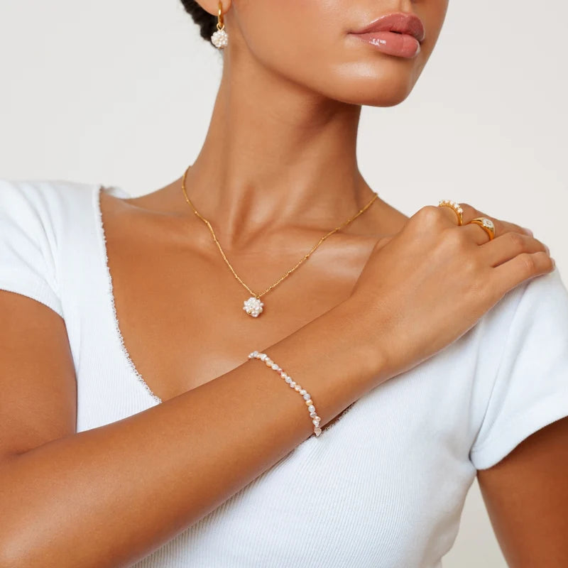 Atolea Perla Rosa Bracelet | Gold