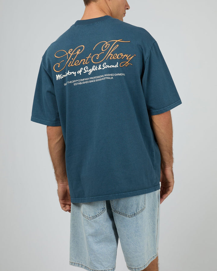 Silent Theory Ministry Tee Blue