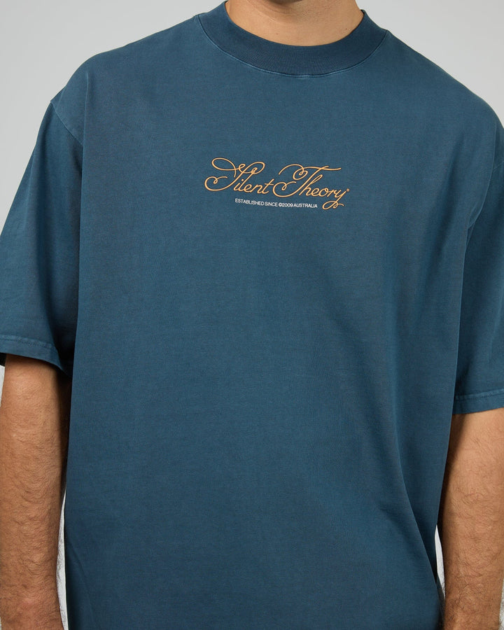 Silent Theory Ministry Tee Blue
