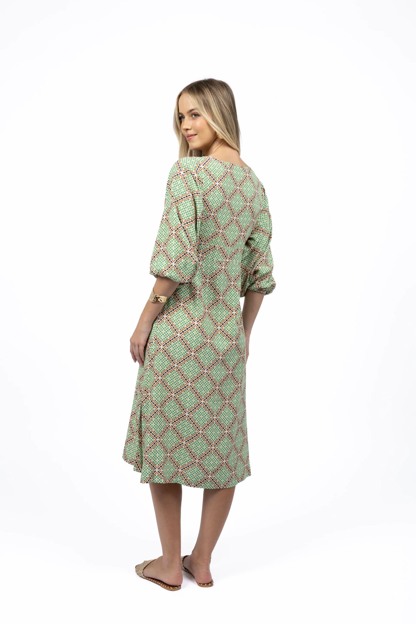 HUMIDITY MARRAKESH MIDI DRESS MARRA PRINT