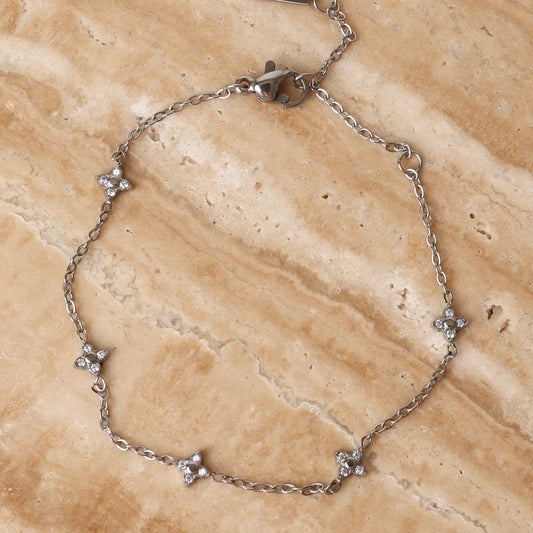 Atolea Quatrefoil Bracelet | Silver