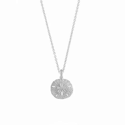 Atolea Sand Dollar Necklace | Silver