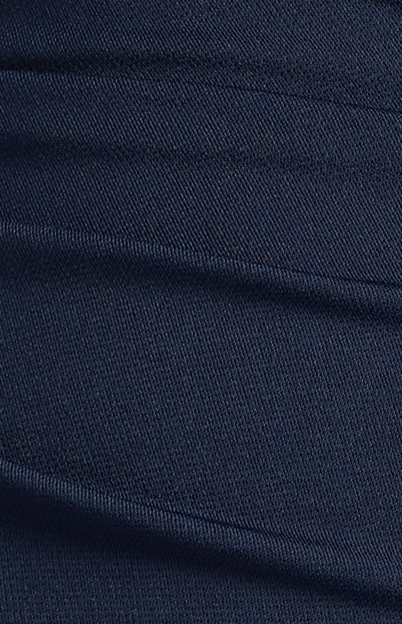 STYLE STATE PLEATED DETAIL STRETCH JERSEY MIDI DRESS NAVY