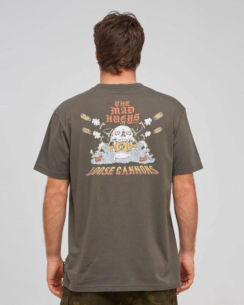The Mad Hueys Loose Cannons Short Sleeve Tee | Charcoal