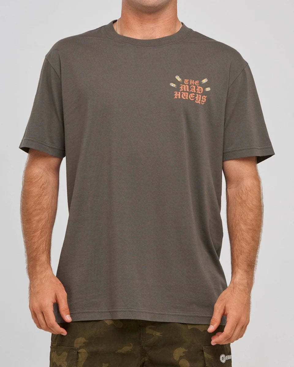 The Mad Hueys Loose Cannons Short Sleeve Tee | Charcoal