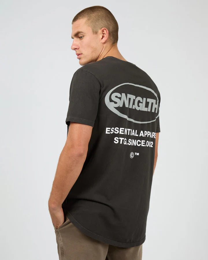 St Goliath Short Circuit Tee Washed Black