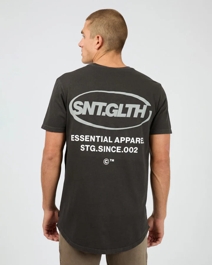 St Goliath Short Circuit Tee Washed Black