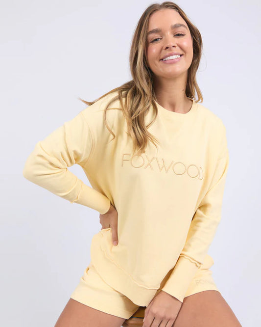 FOXWOOD SIMPLIFIED CREW LEMON