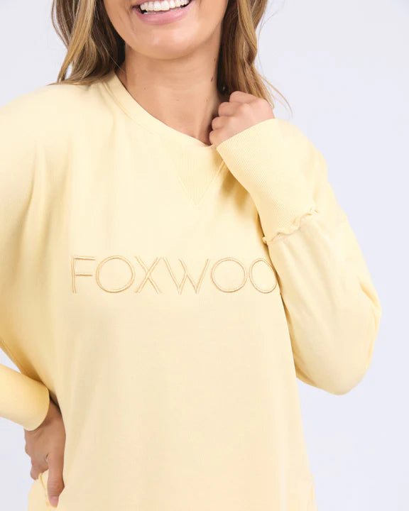 FOXWOOD SIMPLIFIED CREW LEMON