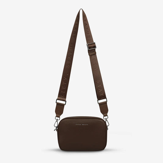 STATUS ANXIETY PLUNDER WITH WEBBED STRAP COCOA