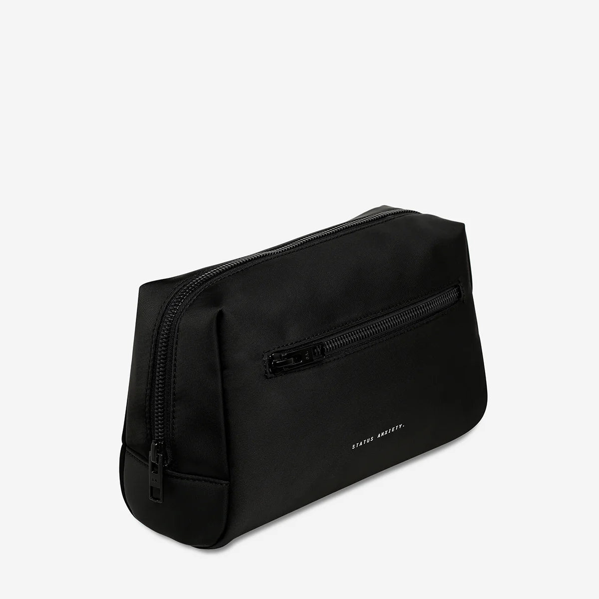 Status Anxiety Hunter Recycled Toiletry Bag | Black