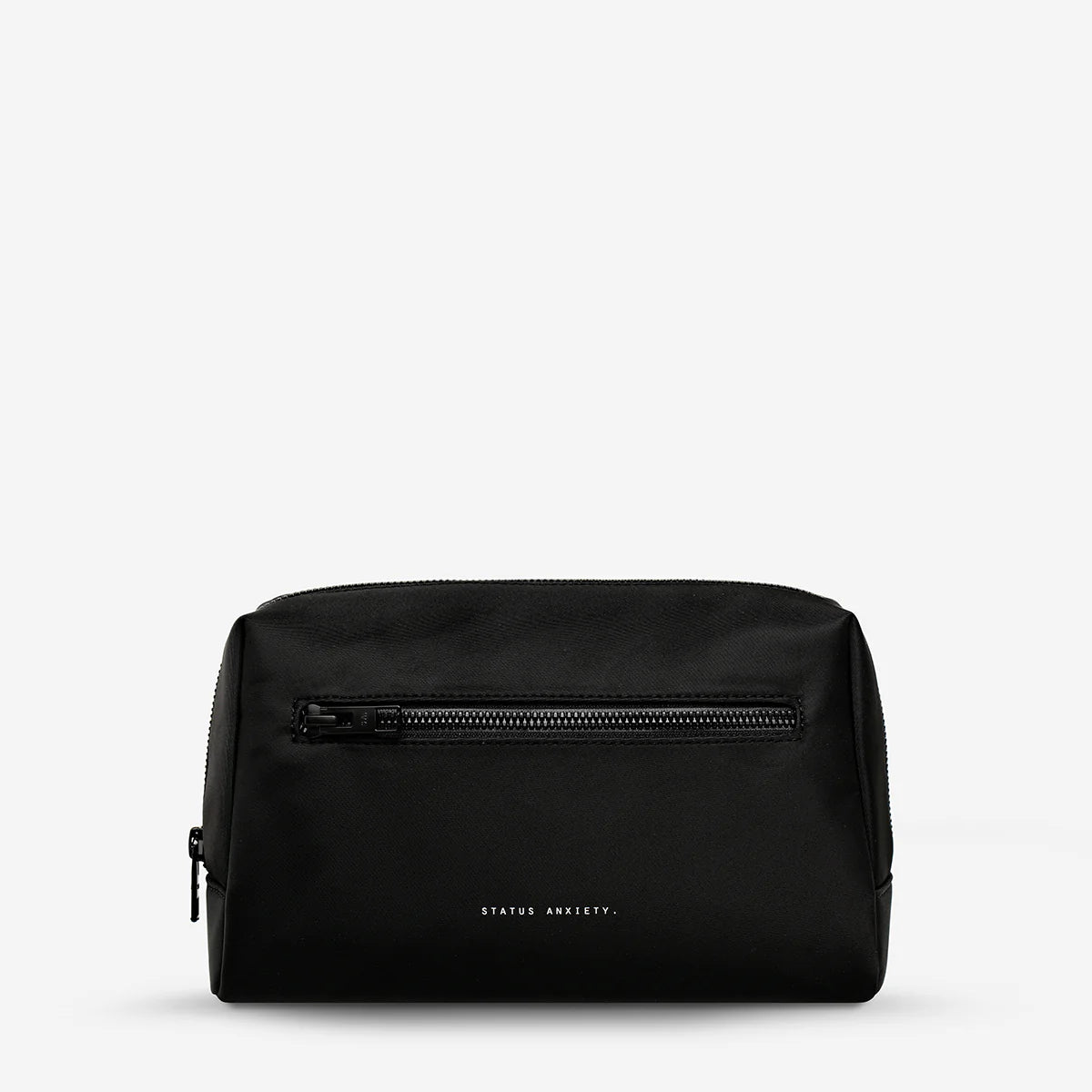 Status Anxiety Hunter Recycled Toiletry Bag | Black