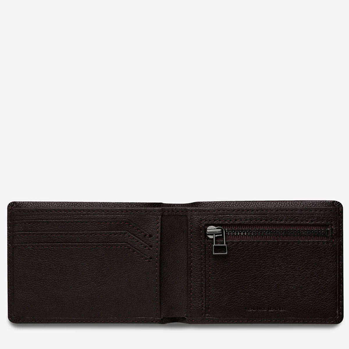 STATUS ANXIETY OTIS MENS WALLET CHOCOLATE