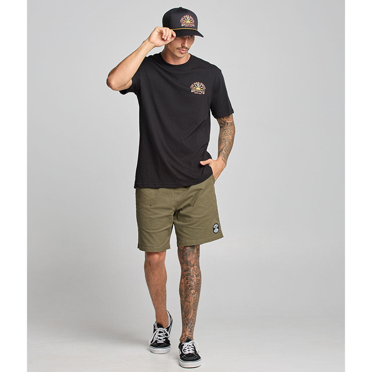 THE MAD HUEYS UNTAPPED SS TEE BLACK