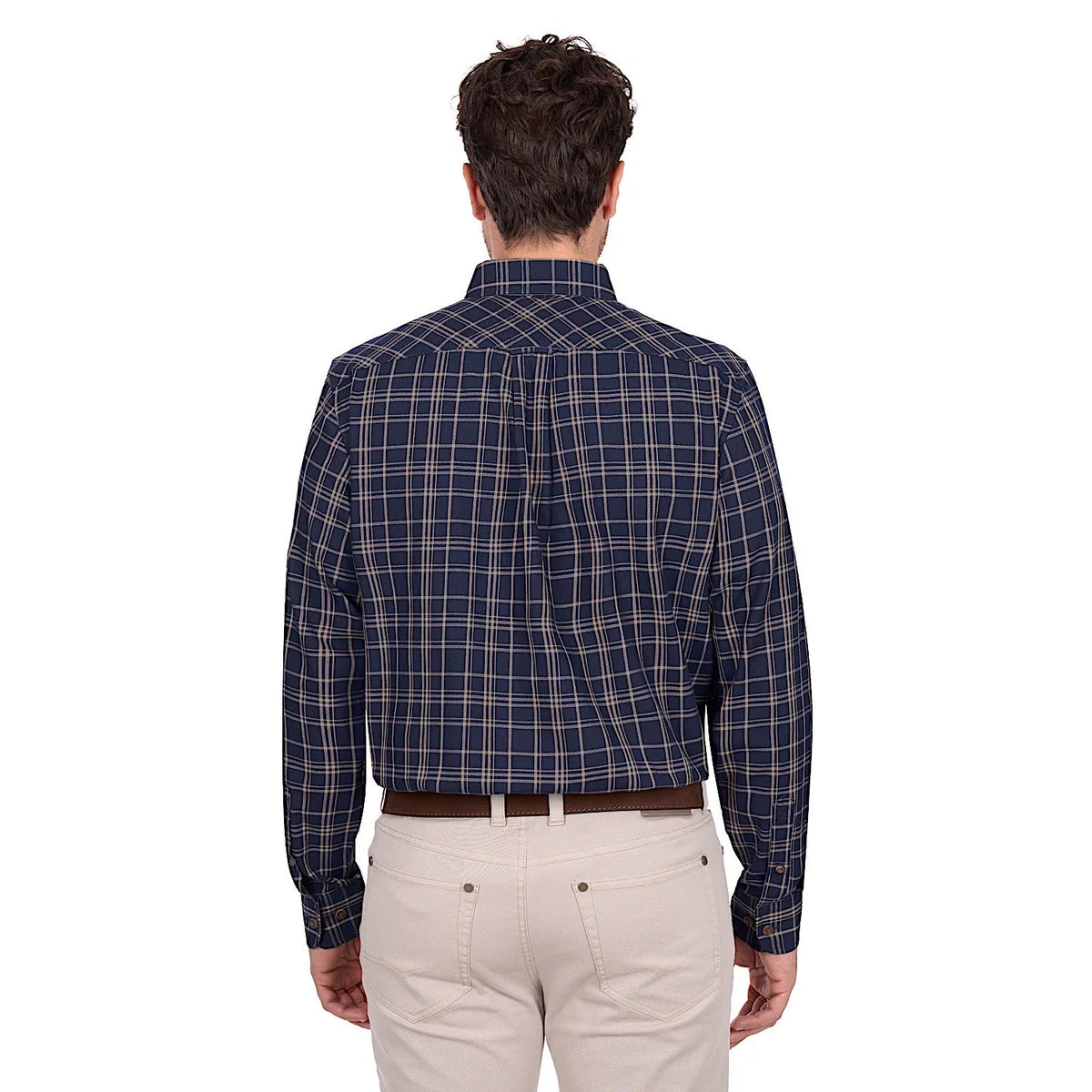 Thomas Cook Adam 2 Pocket Long Sleeve Shirt | Navy/Tan