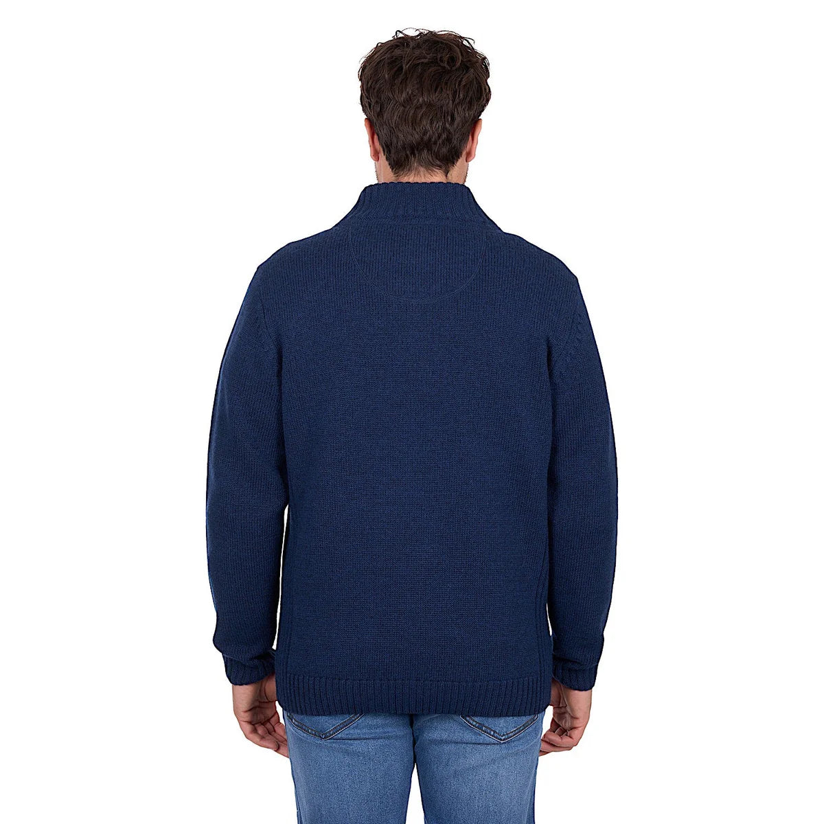 Thomas Cook Jesse 1/4 Zip Jumper | Blue Marle