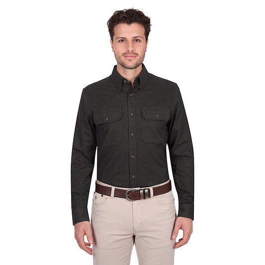 Thomas Cook Keith Thermal 2 Pocket Long Sleeve Shirt | Green