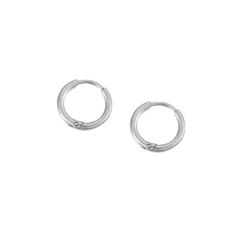 Atolea Tiny Huggie Hoops | Silver