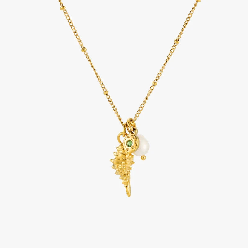 Atolea Ocean Charms Necklace | Gold