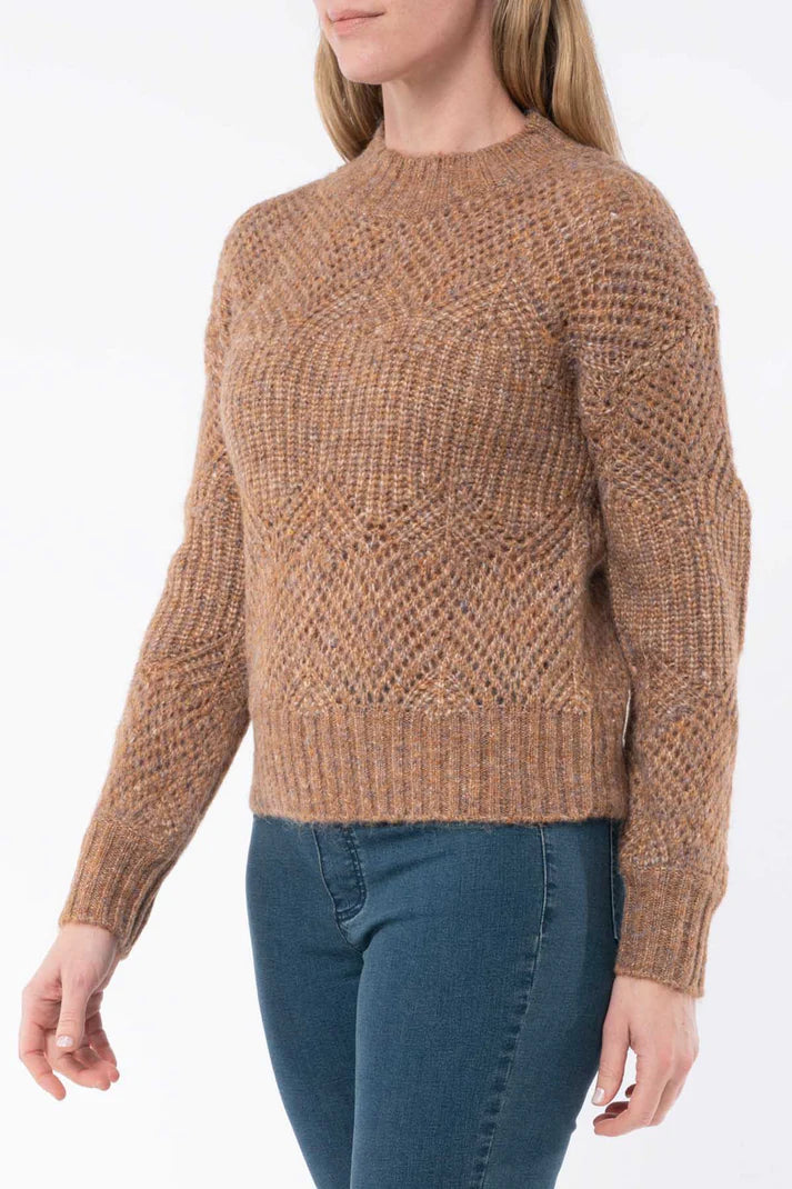 JUMP POINTELLE PULLOVER TOFFEE