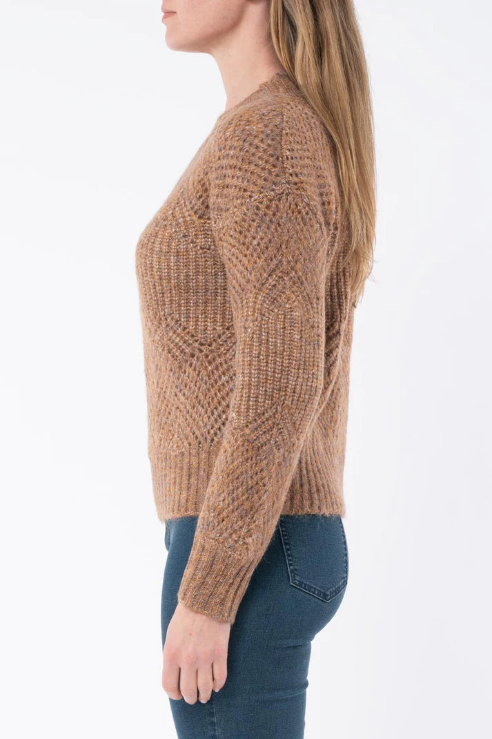 JUMP POINTELLE PULLOVER TOFFEE