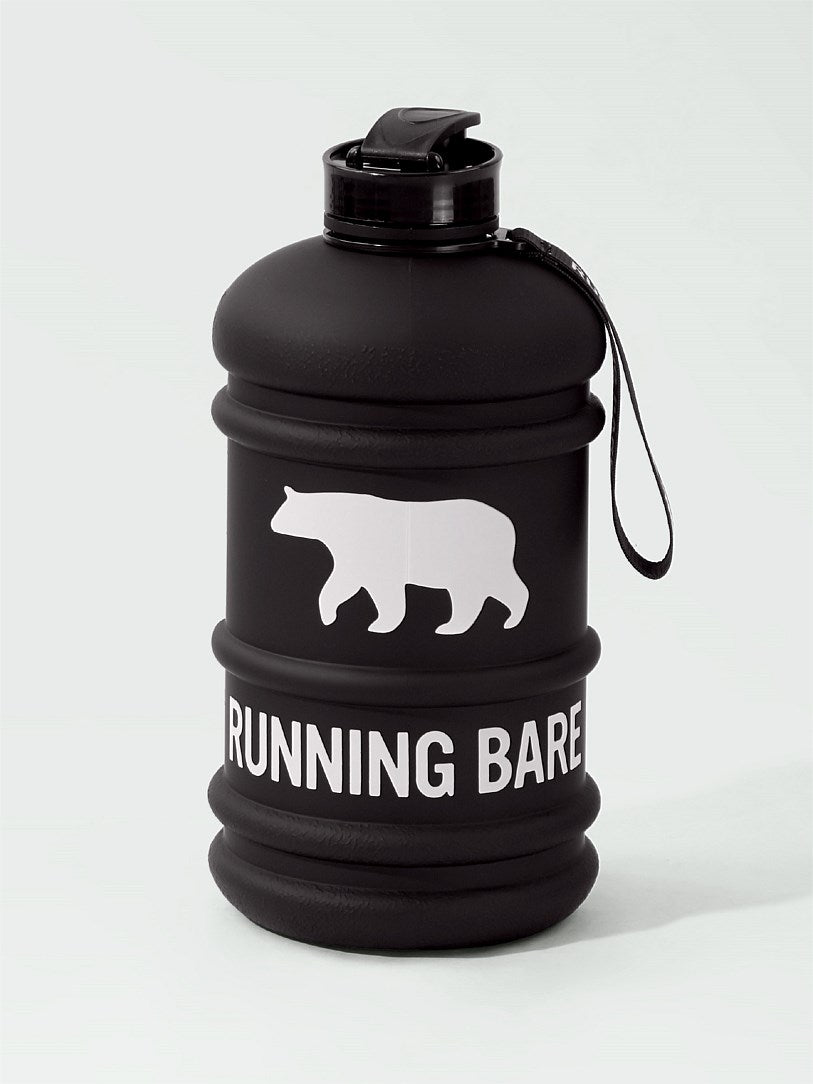 RUNNING BARE H2O BEAR 2.2L WATER BOTTLE BLACK