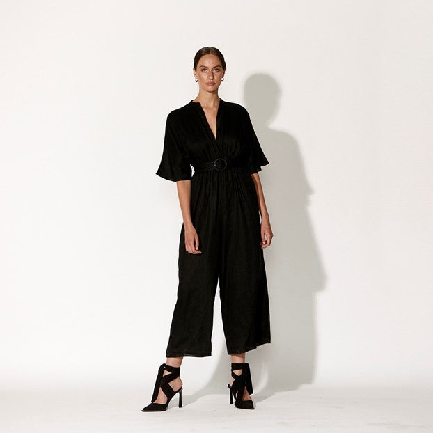 FATE+BECKER GETAWAY JUMPSUIT BLACK