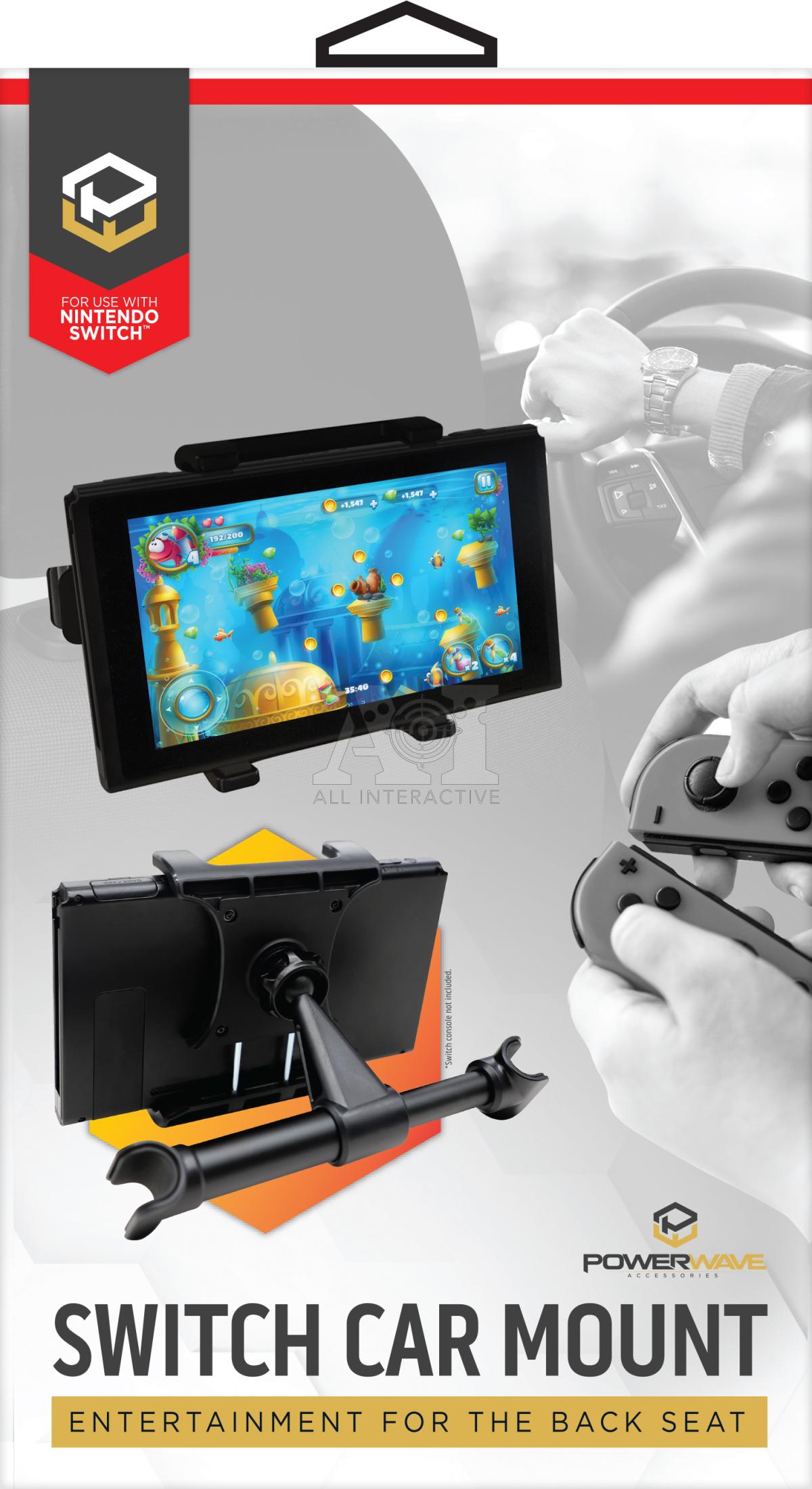 NINTENDO SWITCH POWERWAVE SWITCH CAR MOUNT