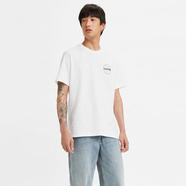 LEVI'S RELAXED FIT TEE MV LOGO 2 WHITE