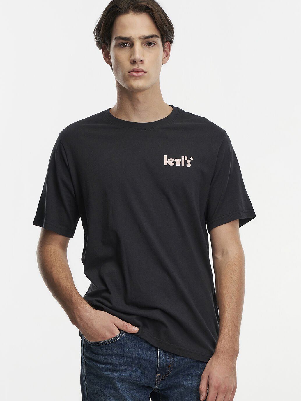 LEVI'S RELAXED FIT TEE POSTER INTL CAVIAR