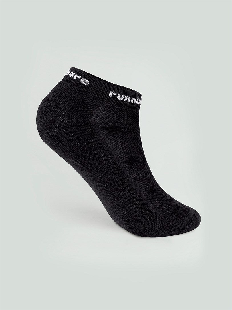 RUNNING BARE BARE ESSENTIALS MICROFIBRE SOCK BLACK