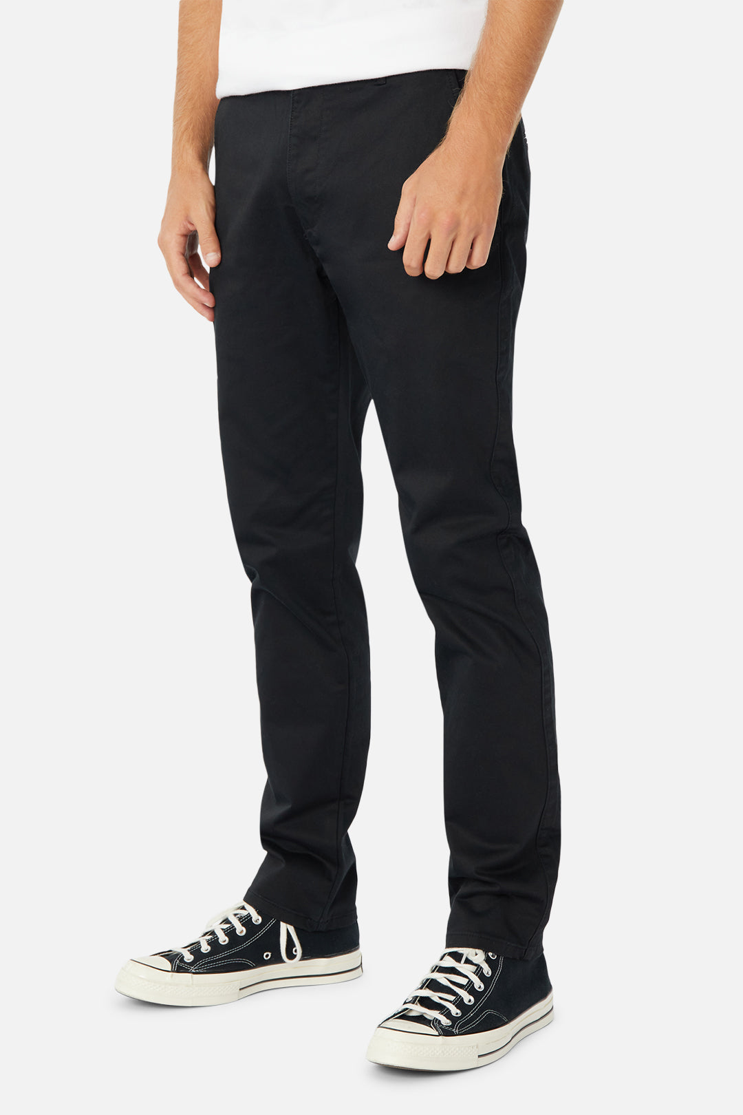 INDUSTRIE THE REGULAR CUBA CHINO PANT BLACK