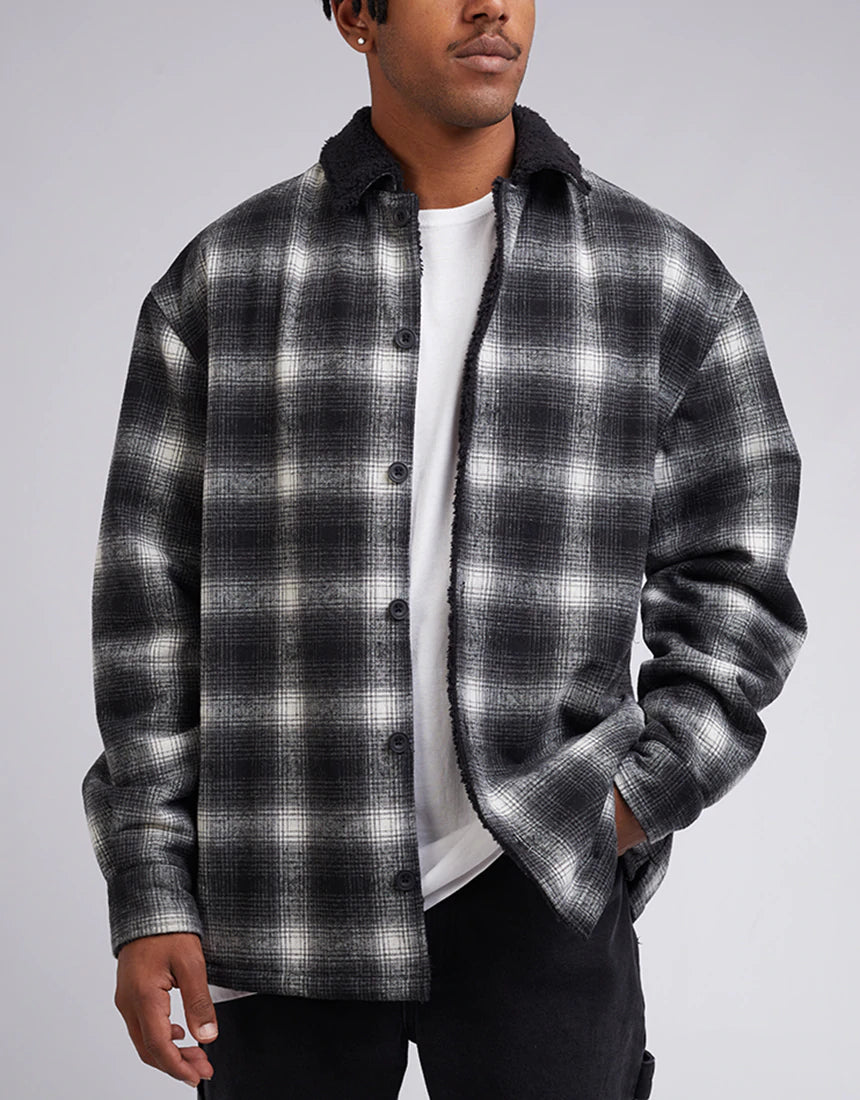 SILENT THEORY DIVERSION CHECKED JACKET