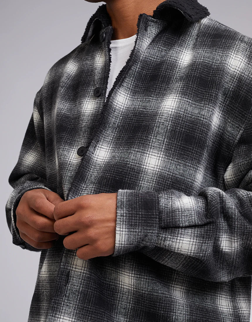 SILENT THEORY DIVERSION CHECKED JACKET