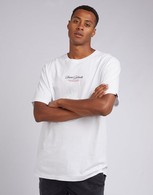 ST GOLIATH VENTURA TEE WHITE