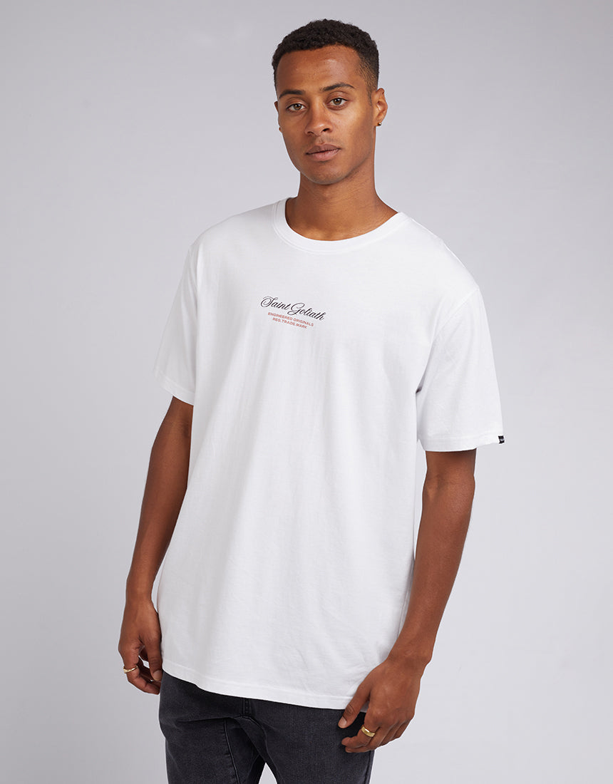 ST GOLIATH VENTURA TEE WHITE