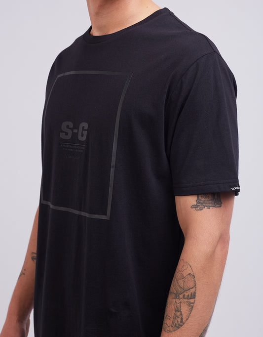 ST GOLIATH ZONED TEE BLACK