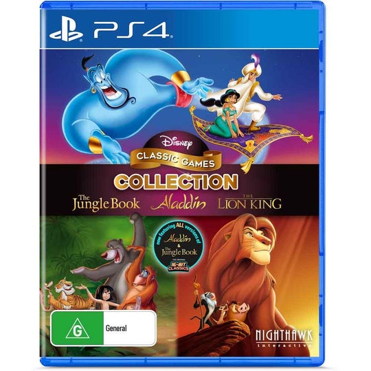 PS4 DISNEY CLASSIC GAMES COLLECTION THE JUNGLE BOOK, ALADDIN AND THE LION KING
