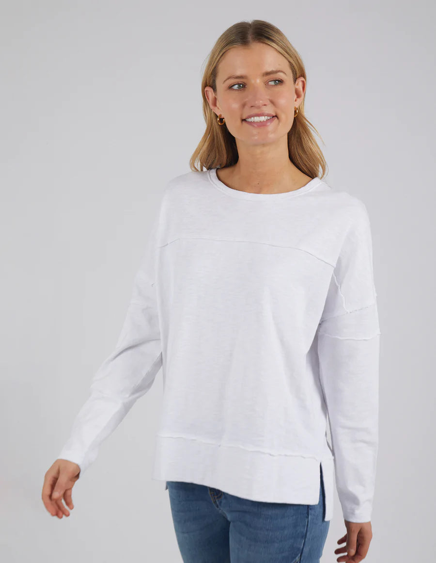 FOXWOOD JAYNE THROW ON TOP WHITE