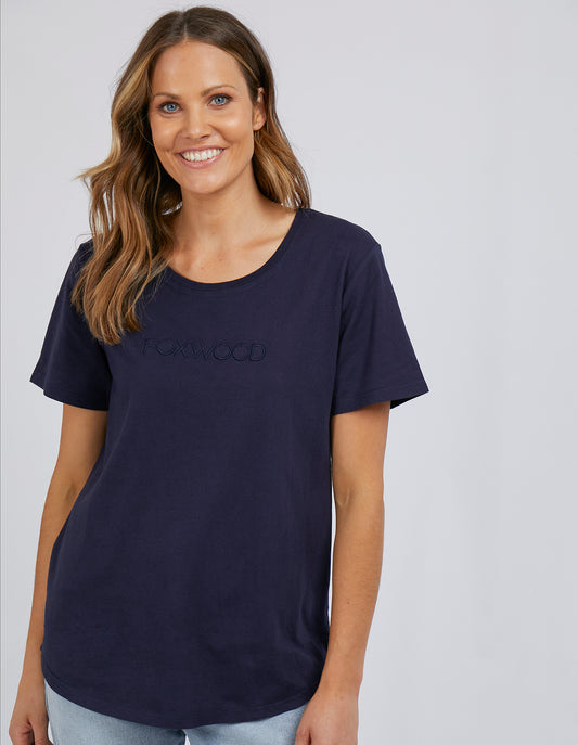 FOXWOOD TEE NAVY