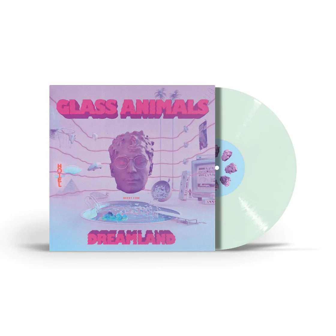 GLASS ANIMALS DREAMLAND GLOW IN THE DARK GREEN LP