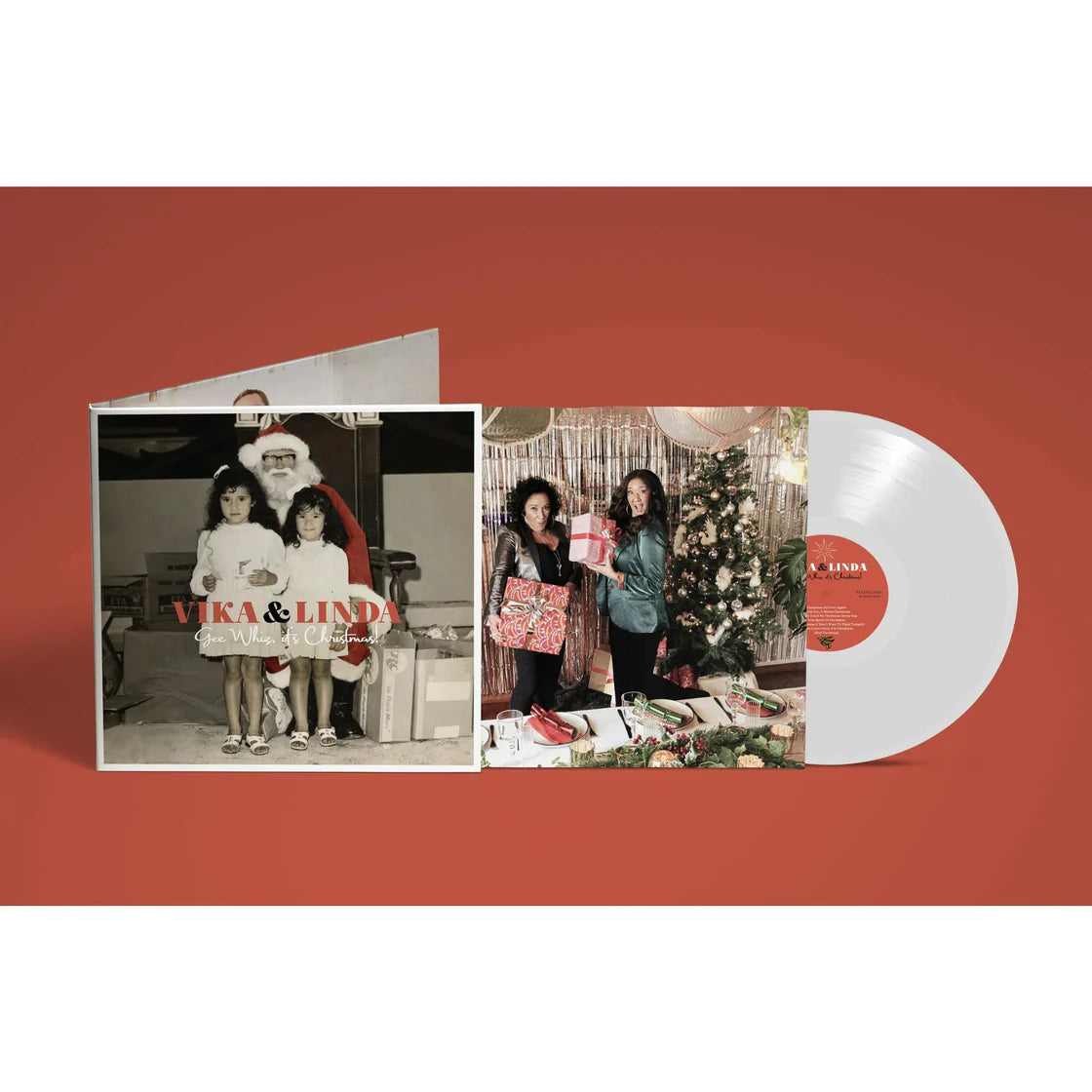 VIKA & LINDA GEE WHIZ ITS CHRISTMAS WHITE LP