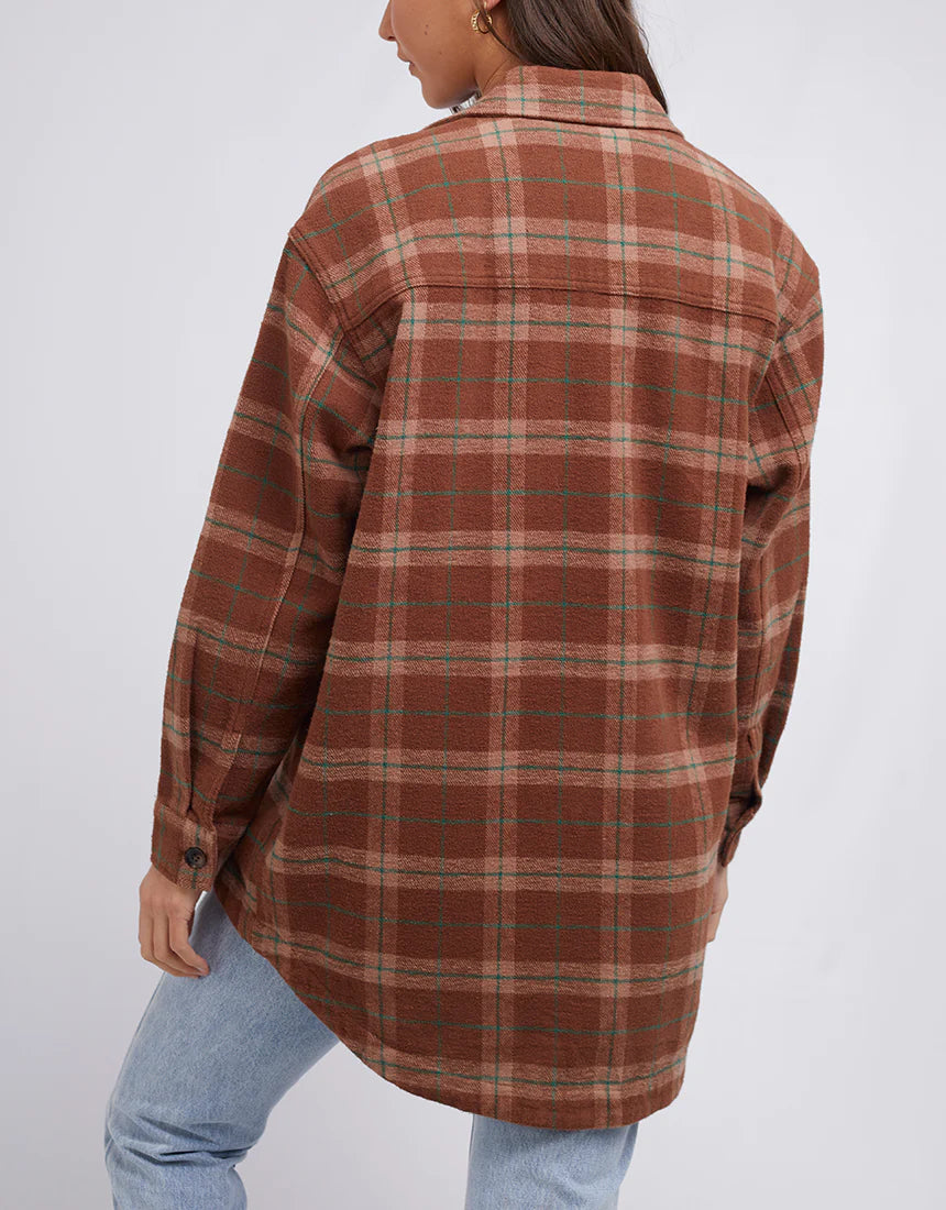 SILENT THEORY SPLICE SHIRT BROWN