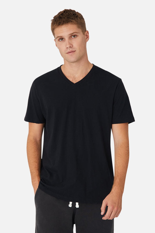 INDUSTRIE THE NEW BASIC VEE TEE BLACK