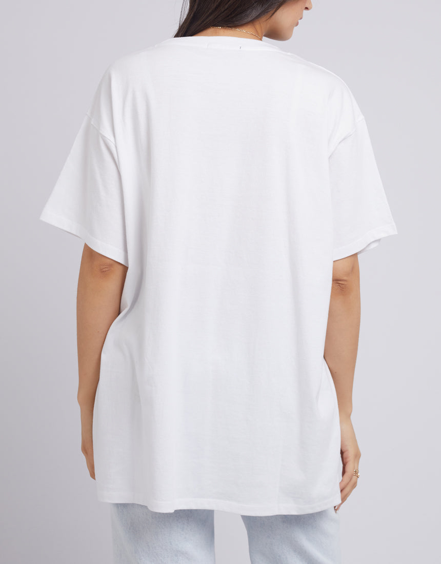 ALL ABOUT EVE THE HORIZON TEE WHITE