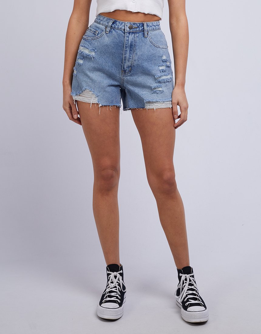ALL ABOUT EVE MURPHY SHORT HERITAGE BLUE